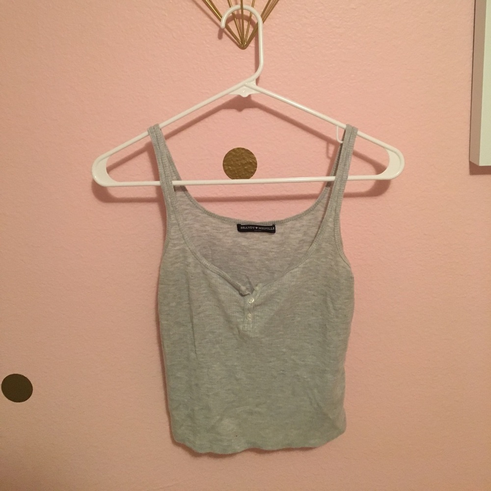 Grey Brandy Melville Tank Top